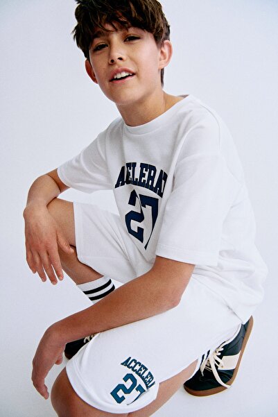 H&M 2 Parçalı Tişört ve Şort Set