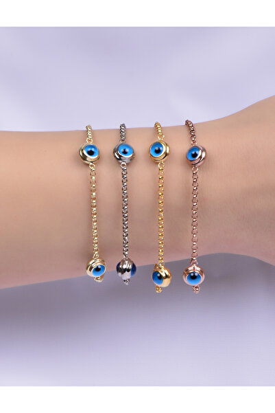 kuyumcu nurettin 1,90 gr (GRAM) Doc Göz Nazar Boncuklu Künye 14 Ayar Altın (Sarı-Yeşil-Rose-Beyaz)