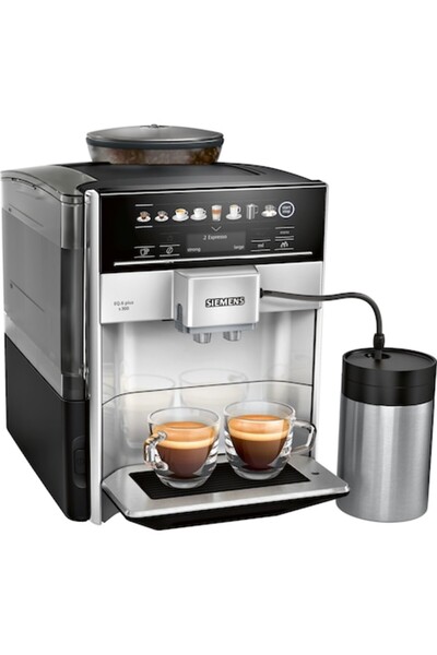 Siemens Espressor automat TE653M11RW, 2 băuturi, 1500W, 15 bari, opțiune râșn...