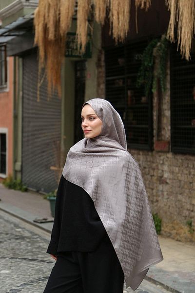 Hint İpek Jacquard Shawl Jakav20-03
