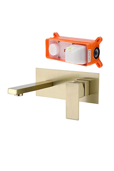 Rain Drop De la Robinetul Meu Baterie lavoar incastrata in perete, din Alama,...