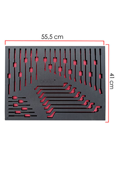 dorf Takım Arabası Içi Düzenleyici Boş Eva Organizer Anahtarlar Için 32 Adet ...