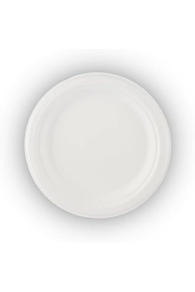 Ideal Pack Biodegradable Plate 9-inch – 25 Pieces | Eco-Friendly, Compostable, & Sturdy