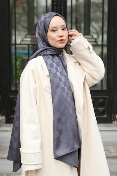 Hint İpek Jacquard Shawl Jakav16-12