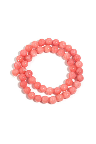 Choice1 8MM 1 Strand/Lot Natural Pink Chalcedony Stone Beads Spacer Jades Bea...