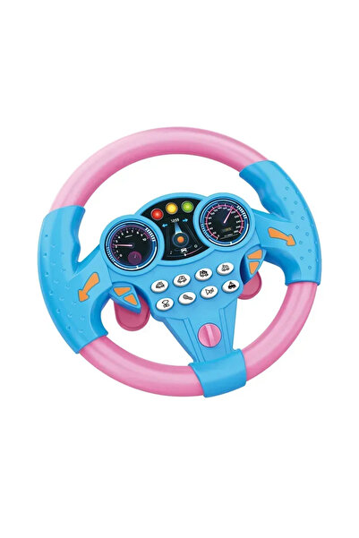 choice2 Blue without Box Infant Shining Simulation Steering Wheel Toys Childr...