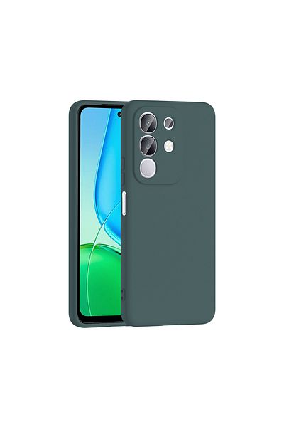 HTstore حافظة لهاتف Vivo Y29 4G Zore Mara Launch Cover - أخضر داكن