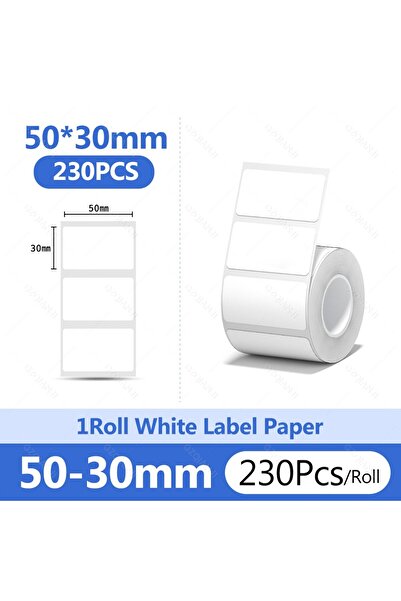 Choice1 1WH Label 50-30mm Niimbot 1Roll B1 White Sticker Paper Waterproof Adh...