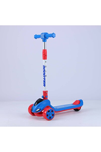 rexa سكوتر ركل للأطفال بعجلات مضيئة من البولي يوريثان - قيادة سلسة بثلاث عجلا...