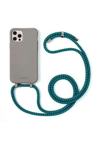 STYLEASH Premium TPU phone case with detachable cord Styleash, iPhone 13 Mini