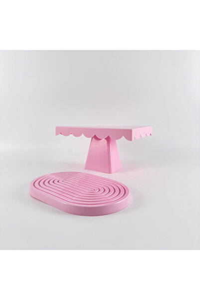 Choice3 baby pink set of 2pcs cupcake stand for wedding birthday party decora...