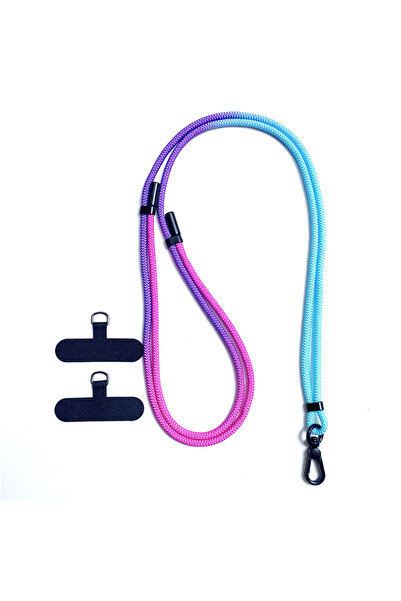 Choice9 حبل تعليق للهاتف المحمول بتصميم عصري جديد، بوليستر /النايلون، مزود بإ...