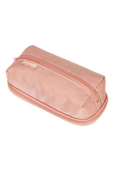 Pelikan Necessaire Quattro Twill, Color Powder Pink, Material Fabric, Dimensions 11x7x22,5 cm