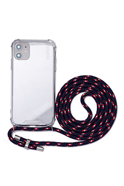 STYLEASH Husa telefon transparenta cu snur integrat Styleash, Samsung Galaxy A50