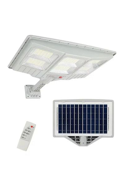 divendi-ro Solar street lamp with remote control, JG-706, 6.5W, 108 LEDs, 6000K, stand and motion sensor
