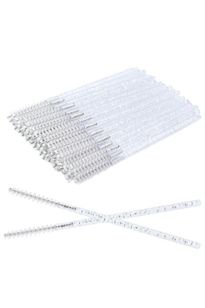 Choice8 50 قطعة من عصي الماسكارا الرفيعة للاستخدام مرة واحدة من النايلون الفض...