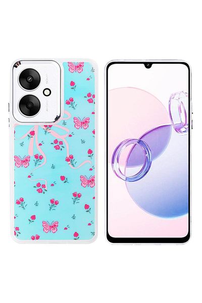 HTstore حافظة Xiaomi المتوافقة مع Poco C65 Zore Hadra مع تصميم وسادة هوائية