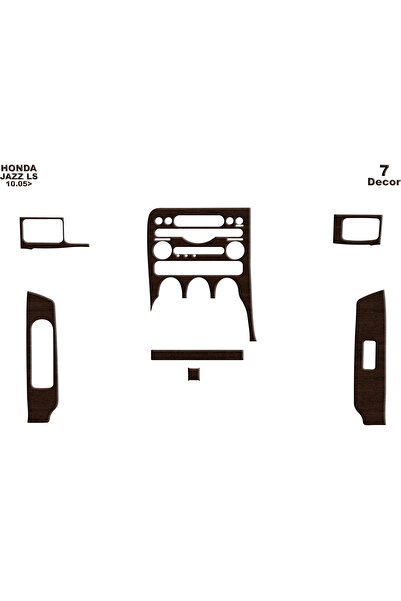 Marscockpitdesign هوندا جاز كونسول-توربيدو 2005 7 قطع