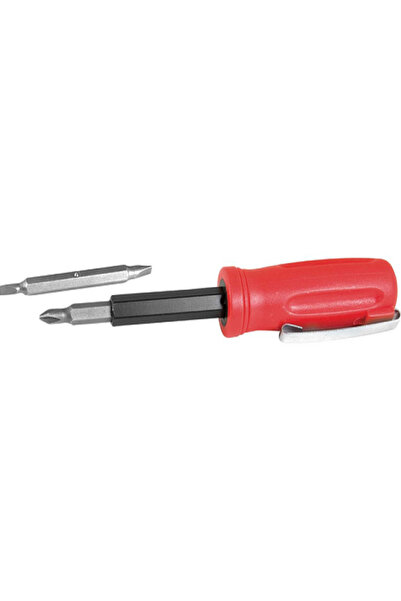 Performance Tool Slotted 4-in-1 Pocket Screwdriver