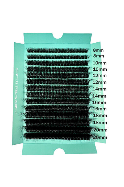choice2 MIX 0.07mm D ZH14Rows100D 160D 8-20mm 5D Fluffy Thick Soft Individual...