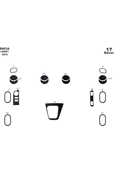 Marscockpitdesign داش لودجي كونسول-توربيدو 2010 17 قطعة