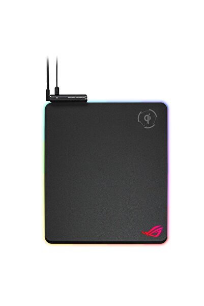 ASUS Rog Balteus Qi Rgb Gaming Mouse Pad Aura Sync Rgb Hard Surface USB Crossing Non-Slip Rubber Base