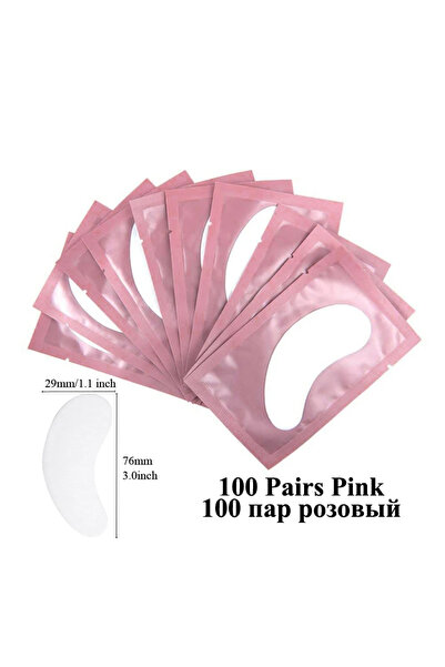 Choice14 100pairs Pink 50/100pairs eyelashes fake lashes stickers lash extens...