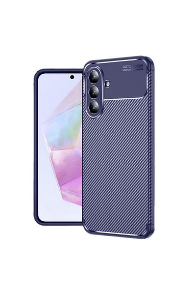HTstore حافظة سيليكون متوافقة مع Galaxy A56 من Zore Negro - أزرق داكن