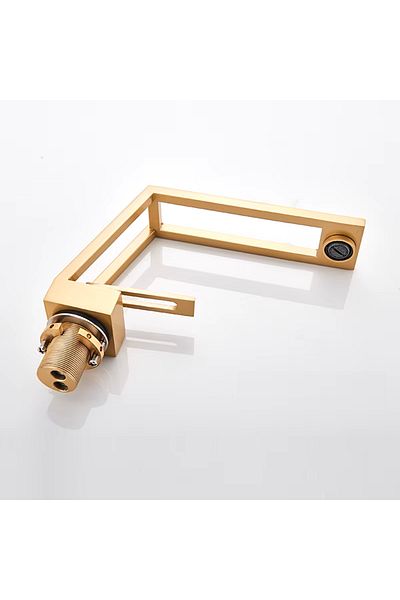 Rain Drop De la Robinetul Meu Bathroom Sink Faucet, Fittings Included, Gold Nickel Plated