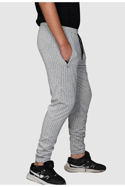 TUWAN sport Men's Jogger Striped Rubber Legs Cordon Tracksuit