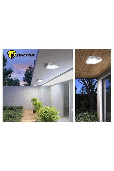 divendi-ro Solar ceiling lamp 300W, with solar panel and remote control, Jortan, 5000lm, 6500k, IP44