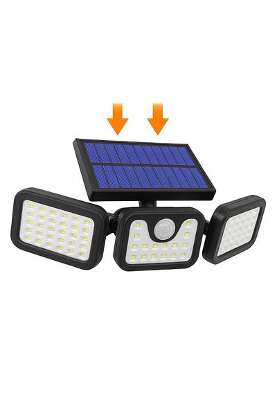 divendi-ro TRIO adjustable solar LED lamp with twilight sensor and motion sensor