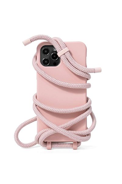 STYLEASH Husa telefon premium din TPU cu snur detasabil Styleash, iPhone 14 Plus