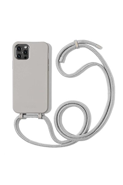 STYLEASH Husa telefon premium din TPU cu snur detasabil Styleash, iPhone 12 Mini