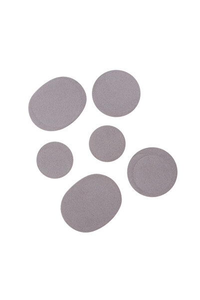 Choice4 رمادي 6 قطع 4/6 قطع/مجموعة رقعة إصلاح قماش الأحذية الرياضية كعب مضاد ...