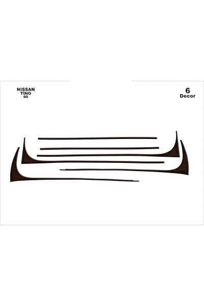 Marscockpitdesign نيسان تينو كونسول-توربيدو 2000 6 قطع