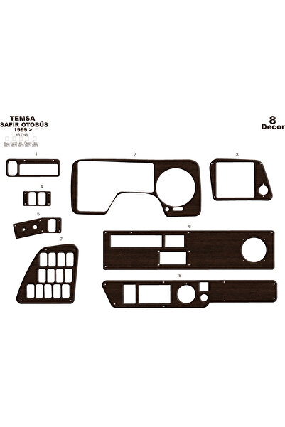 Marscockpitdesign ميتسوبيشي سافير وحدة التحكم-توبوردو 1999-2010 8 قطع