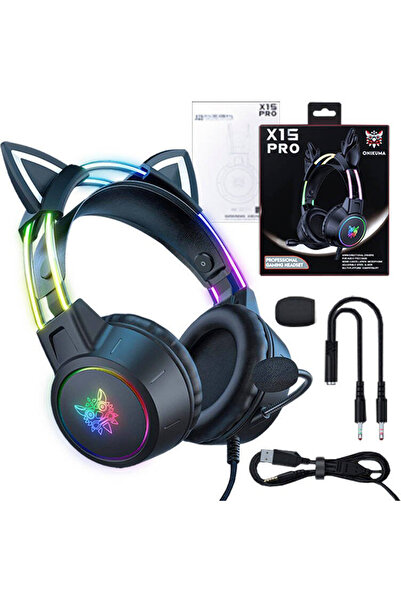 Onikuma Profesyonel Kablolu Mikrofonlu Oyuncu Kulaklığı X15Pro
