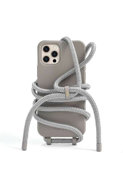 STYLEASH Husa telefon premium din TPU cu snur detasabil Styleash, iPhone 12 P...