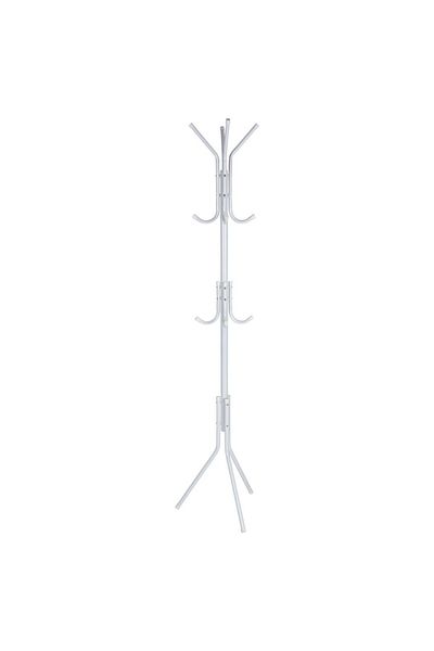 Koopman Vertical metal coat rack with 12 hooks, 175 cm, modern and stable design