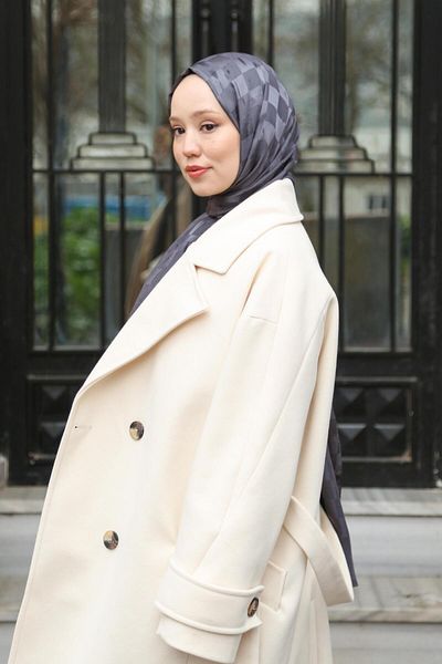 Hint İpek Jacquard Shawl Jakav16-12