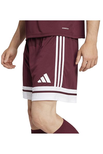 adidas Squa25 Men's Sports Casual Shorts Claret Red