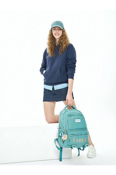 Pierre Cardin Girl's Multi-Eye Backpack School Bag 07Pc344