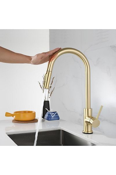 Rain Drop De la Robinetul Meu Kitchen faucet with Touch Sensor On/Off