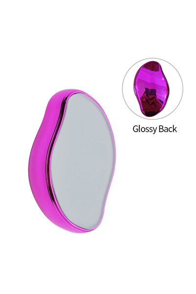 Choice5 Glossy Rose Red Nano Painless Epilator Crystal Hair Remover Eraser Pr...