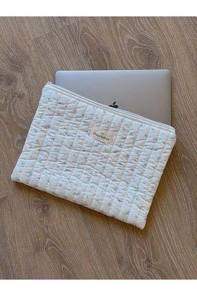 Punchiess Blue Meadow Laptop Tablet Case 13-14 Inch