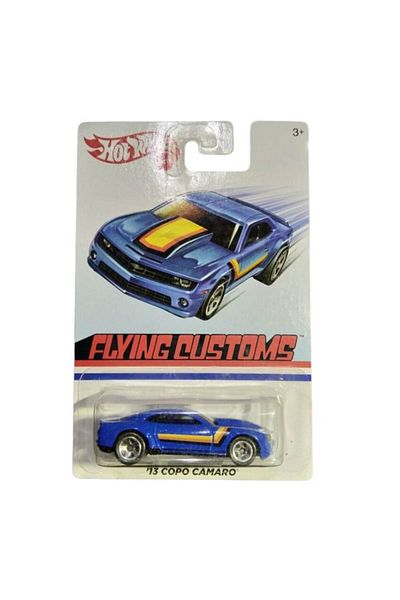HOT WHEELS Masinuta Metalica Hot Wheels, 13 Copo Camaro, Colectia Flying Customs - Editia 2020, Albastru, 1:64