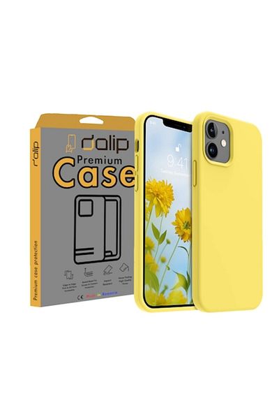 dalip Husa pentru iPhone 11, Silicon HQ Flex Armor, Galben