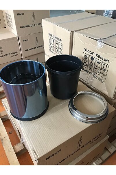 FNDHOME Circle Lid Trash Bucket 5 Lt 430 Quality Office Type