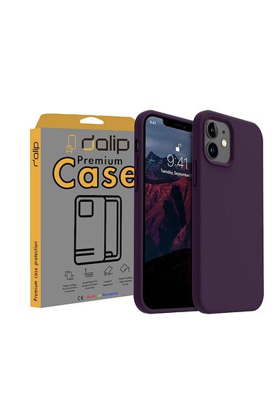dalip Husa pentru iPhone 12 Mini, Silicon HQ Flex Armor, Purple